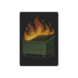 dumpster fire – playing cards