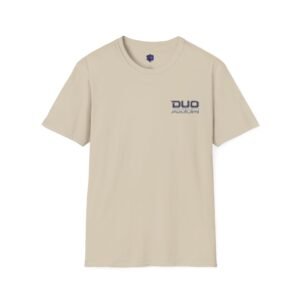 duo axiom logo t shirt — cyber shield graphic tee