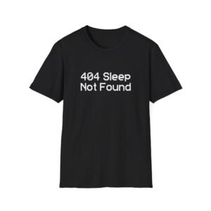 404 sleep not found graphic tee