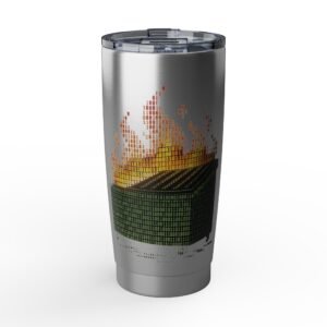 dumpster fire — tumbler