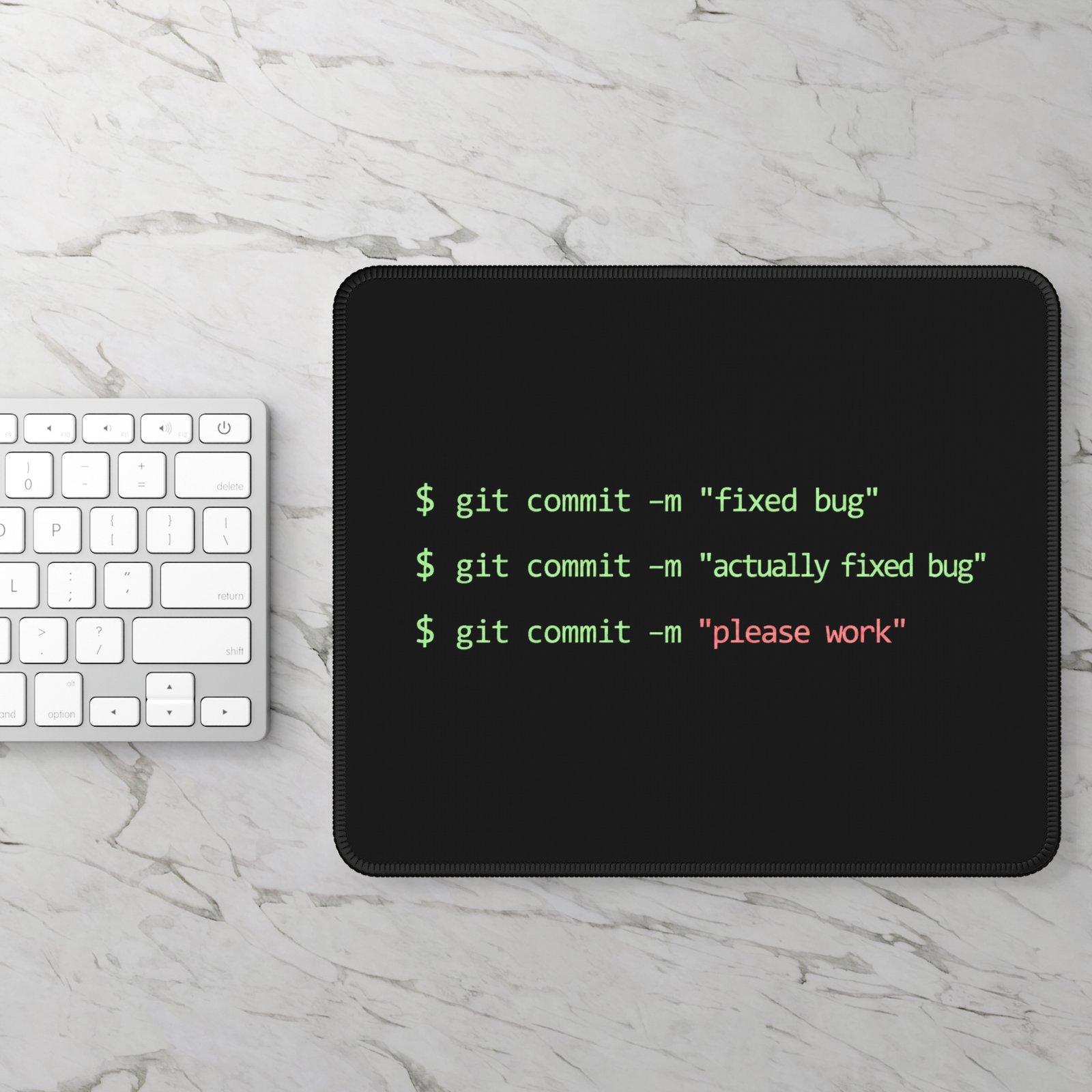 git commit mouse pad git commit mouse pad