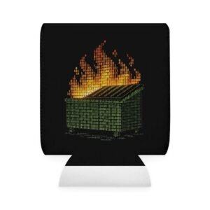 dumpster fire — koozie
