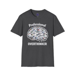 professional overthinker graphic tee